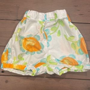 Girl’s Tuc Tuc Floral Shorts 6M